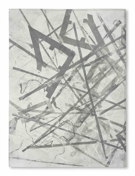 Urban Layers II (mono print) by Ira Hoffecker